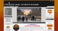 Desktop Screenshot of frackingnightmare.com
